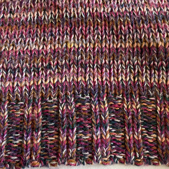 Melrose and Market long open front shawl collar cardigan rainbow pastels pinks - Picture 14 of 16